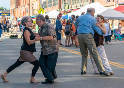 Dancing in the Streets in Downtown St. Johnsbury
